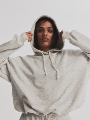 HARLOW GREY HOODIE