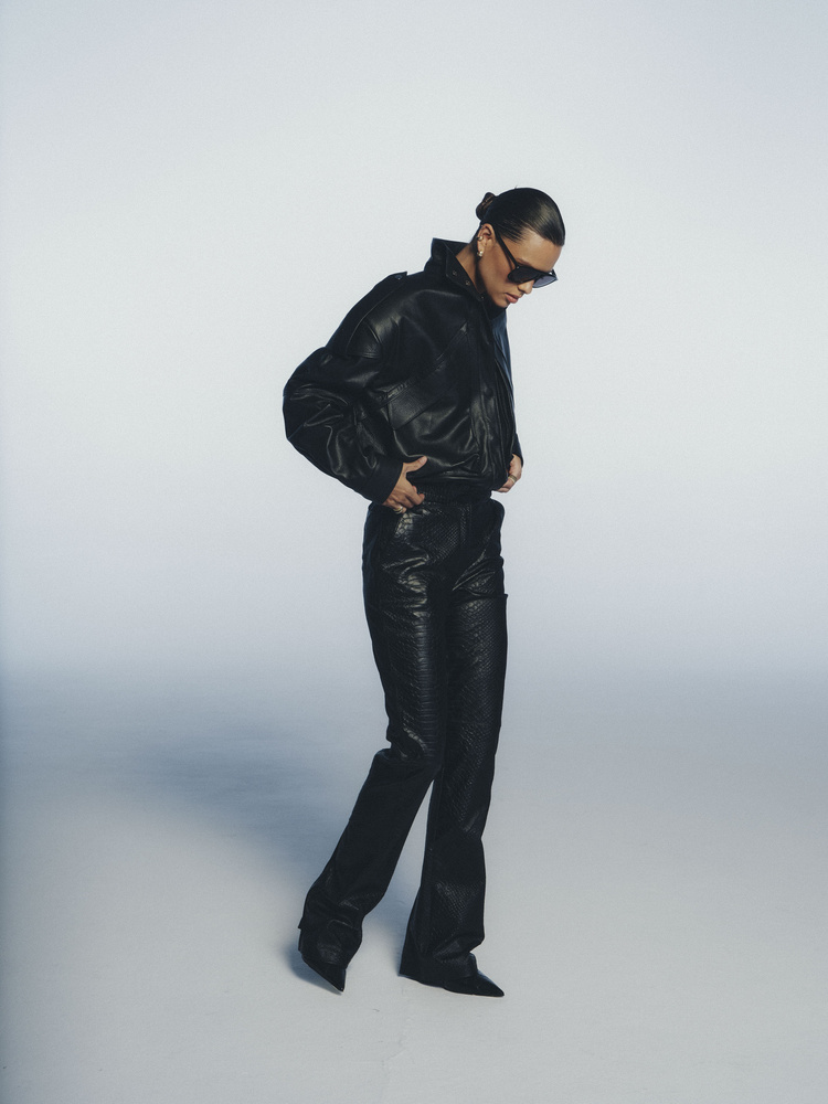 SPODNIE SKÓRZANE TATE TALL